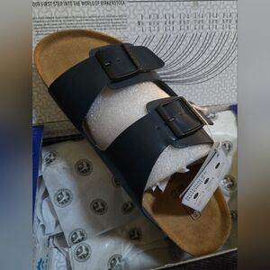 Birkenstock Mens Navy Blue Sandals Size 43/10. Womens Size 12